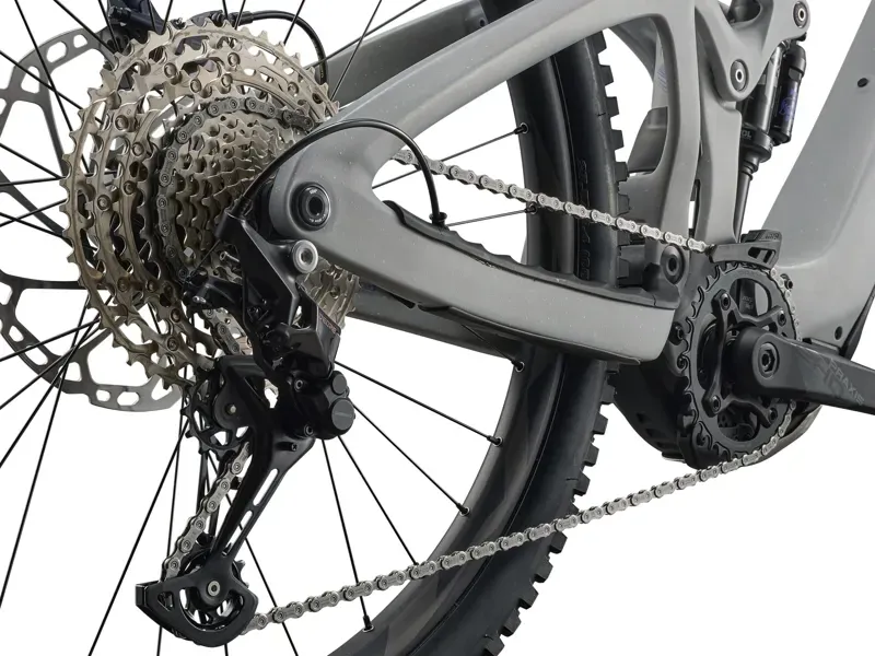 Giant Reign Advanced E+ 2 Electric Mountain Bike in Moon Dust-7