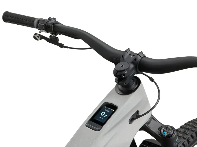 Giant Reign Advanced E+ 2 Electric Mountain Bike in Moon Dust-9