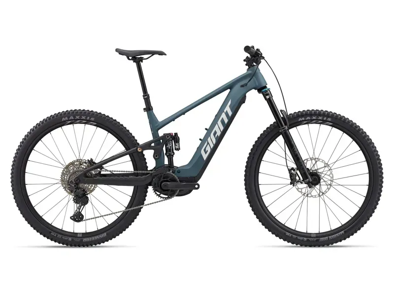Giant Stance E+ 0 Electric Mountain Bike in Deep Lake/Black