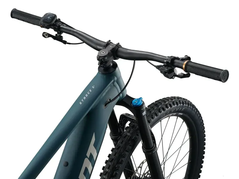 Giant Stance E+ 0 Electric Mountain Bike in Deep Lake/Black-3