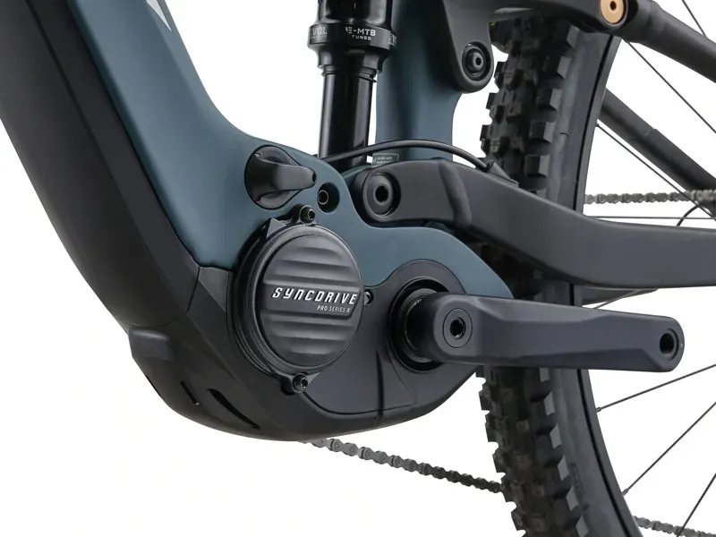 Giant Stance E+ 0 Electric Mountain Bike in Deep Lake/Black-6