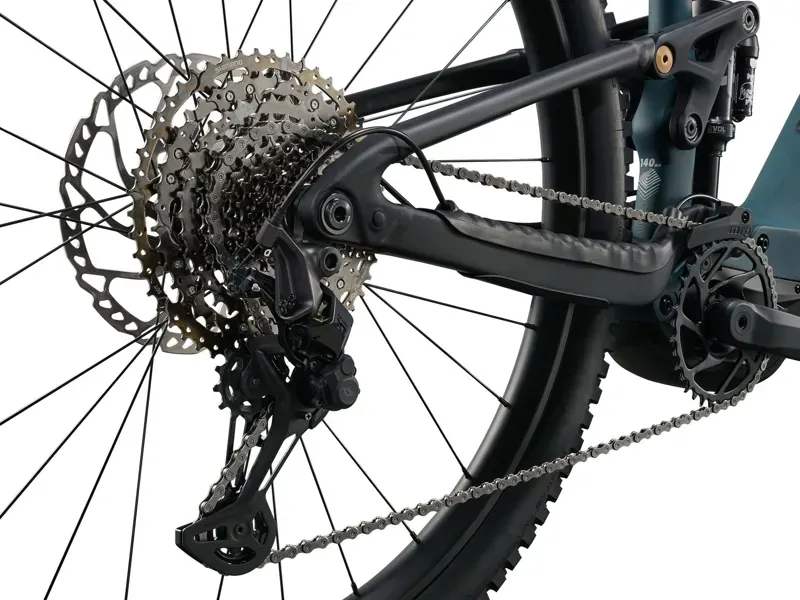 Giant Stance E+ 0 Electric Mountain Bike in Deep Lake/Black-7