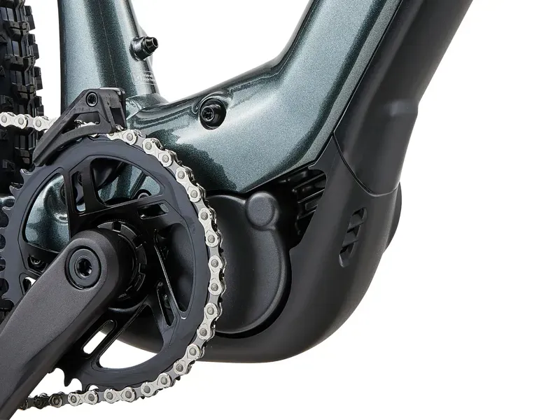 Giant Talon E+ Electric Mountain Bike in Asphalt Green-9