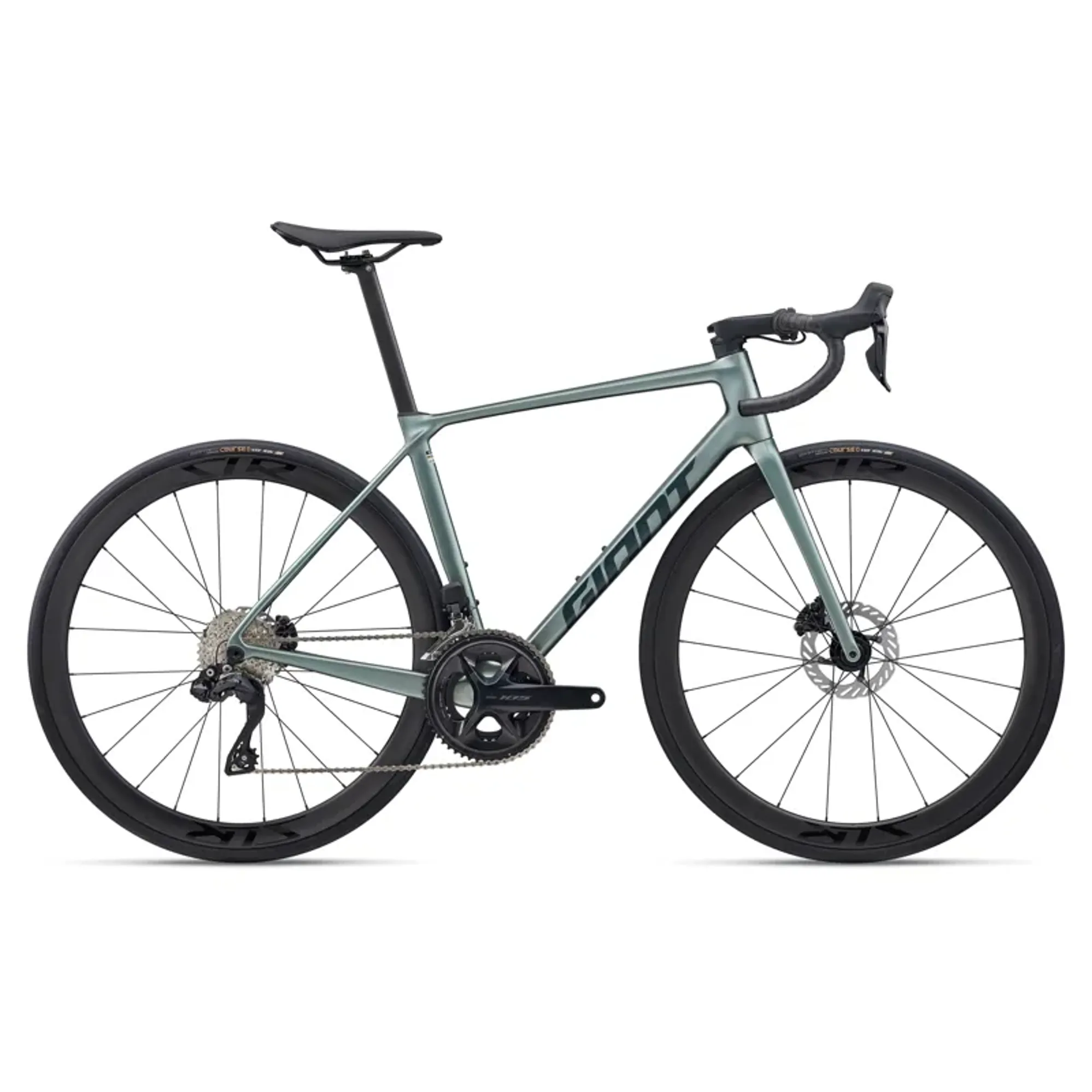 Giant TCR Advanced Pro Compact Road Bike in Alpine Green