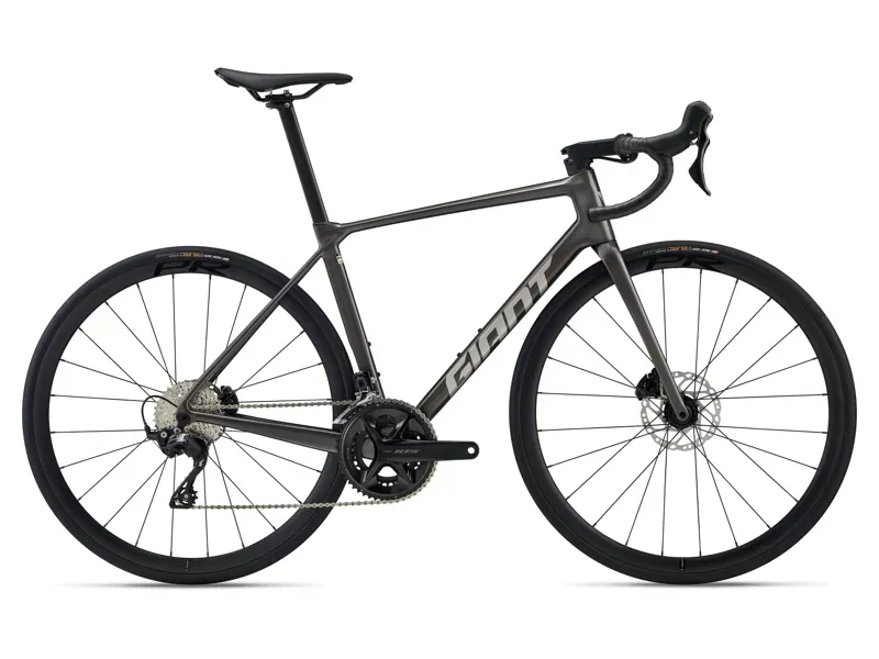 Giant TCR Advanced 2  Road Bike in Stealth Chrome