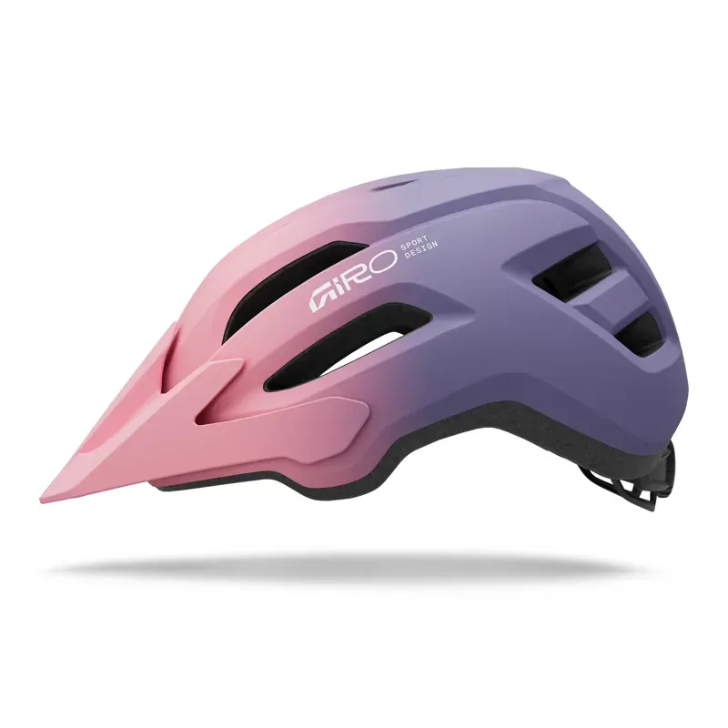 Giro Fixture II Youth Helmet in Pink/Purple-1