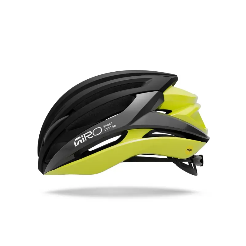 Giro Syntax Mips Helmet in Matte Black/Hi Viz-1