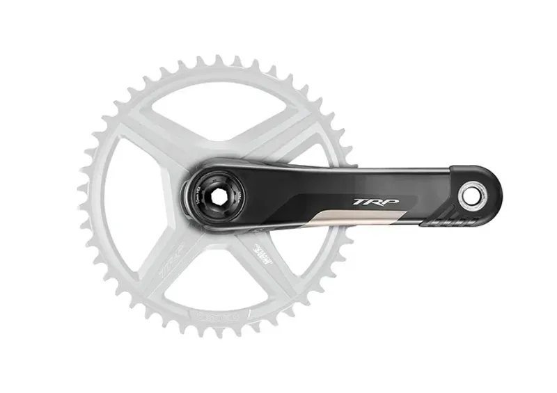 TRP Vistar G8000 165mm Carbon Gravel Crank w/o Chainring in Grey