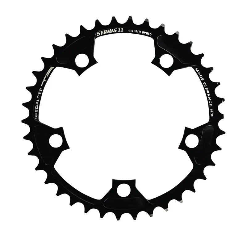 TA Specialites 110PCD Syrius 10/ 11X Chainring in Black-3