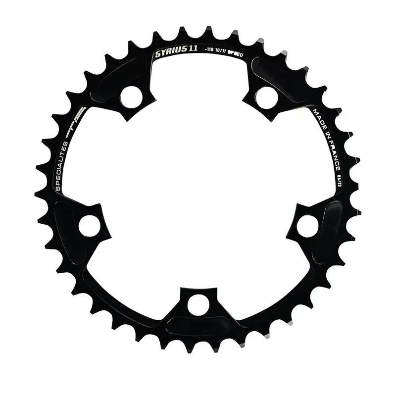 TA Specialites 110PCD Syrius 10/ 11X Chainring in Black-1