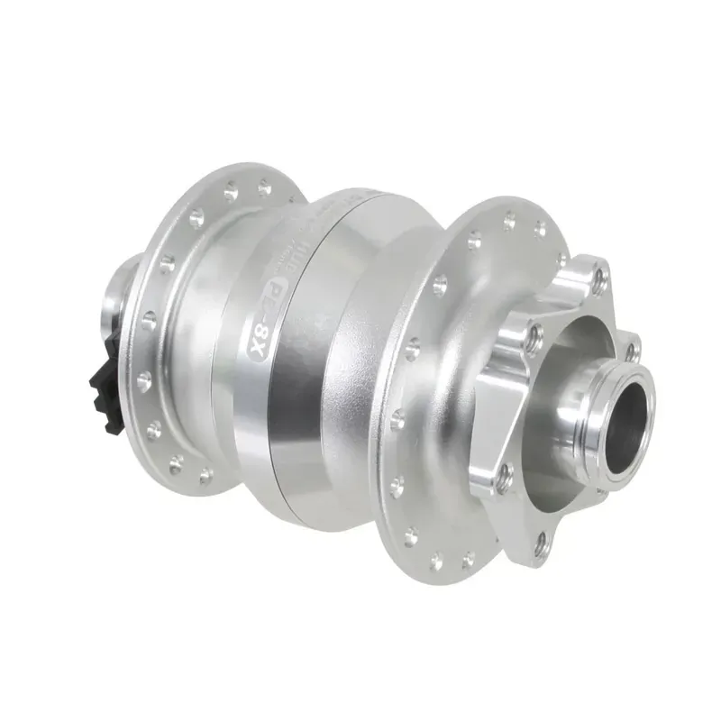 SP Dynamo Pd8x Silver 32h Dynamo Hub front