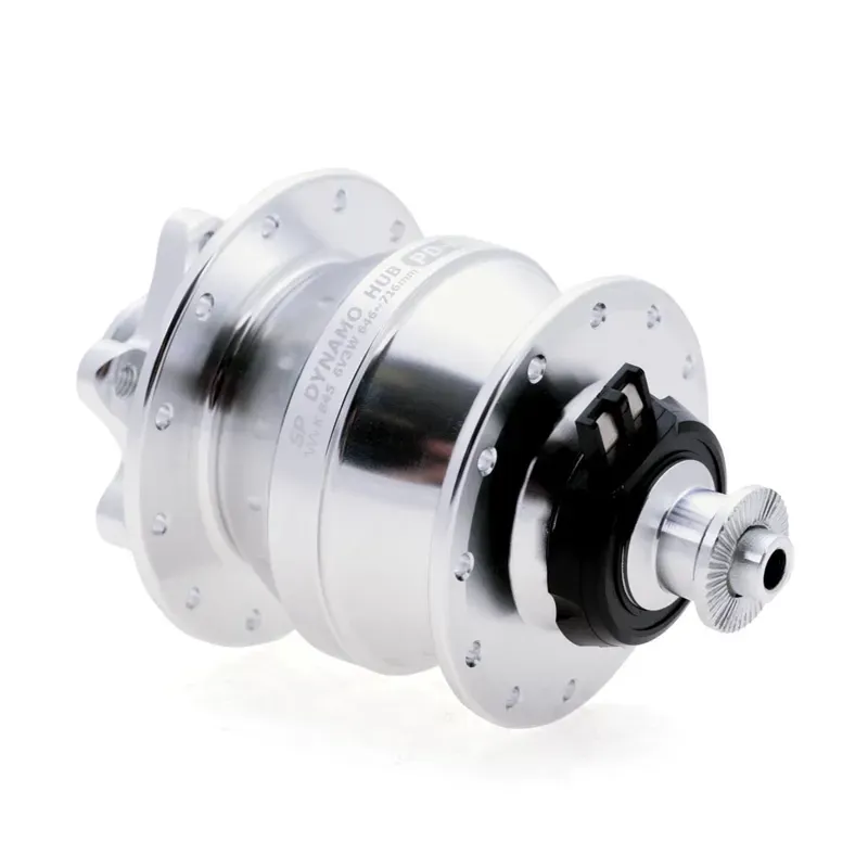SP Dynamo PD8 - PL8 100mm Disc Brake Dyno Hub Silver 24h front