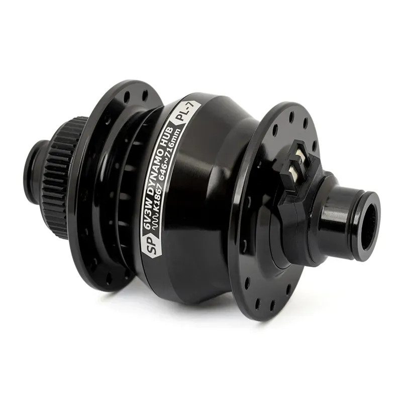 SP Dynamo PL-7 12mm Dynamo Hub Black-6