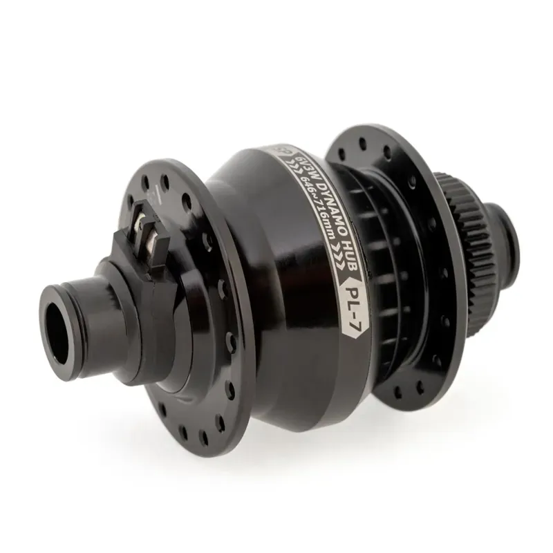 SP Dynamo PL-7 12mm Dynamo Hub Black-2