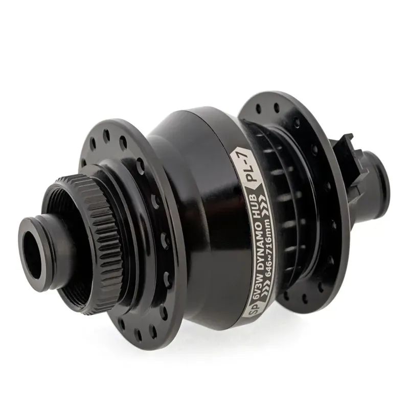 SP Dynamo PL-7 12mm Dynamo Hub Black-3