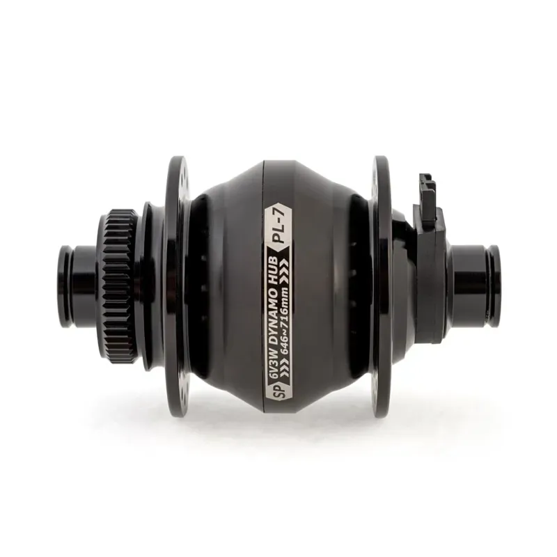 SP Dynamo PL-7 12mm Dynamo Hub Black-4