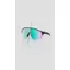Koo Alibi Sunglasses in Black Matt/Photochromic Green Mirror