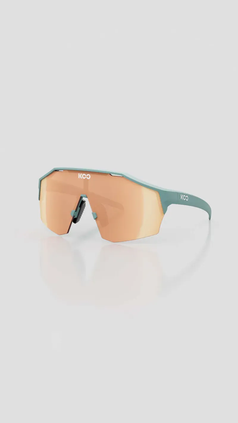 Koo Alibi Sunglasses in Harbour Blue Matt/Copper Mirror