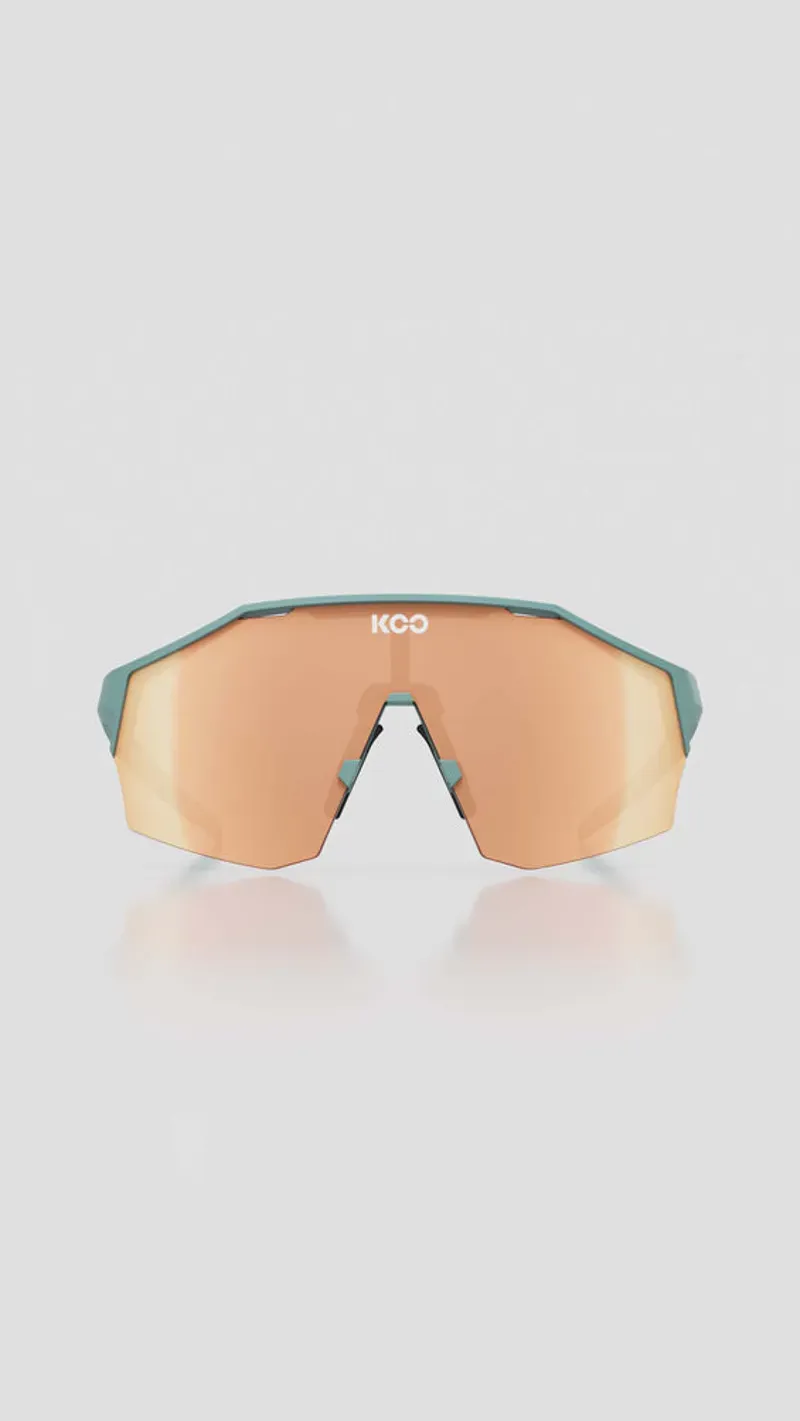 Koo Alibi Sunglasses in Harbour Blue Matt/Copper Mirror-1