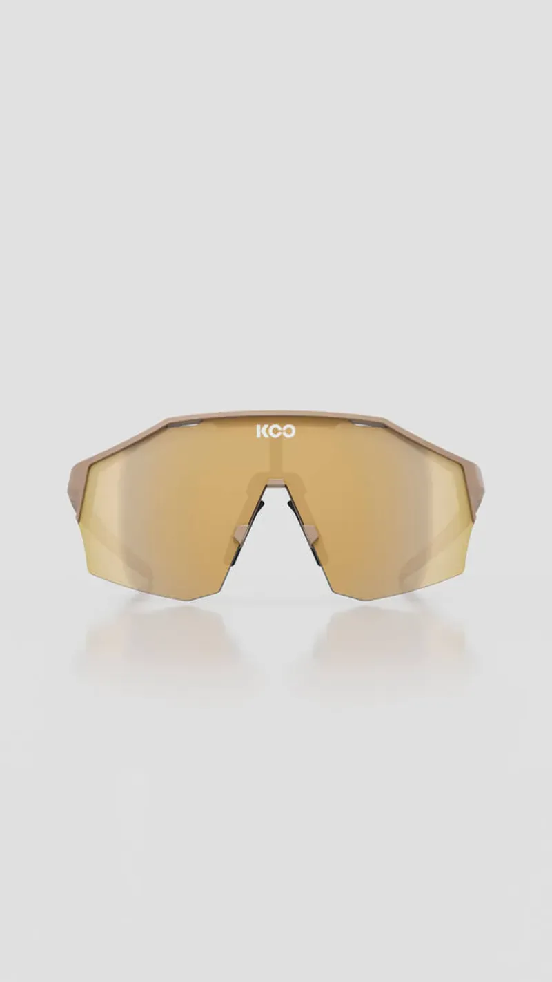 Koo Alibi Sunglasses In Sand Matt/Gold Mirror-1