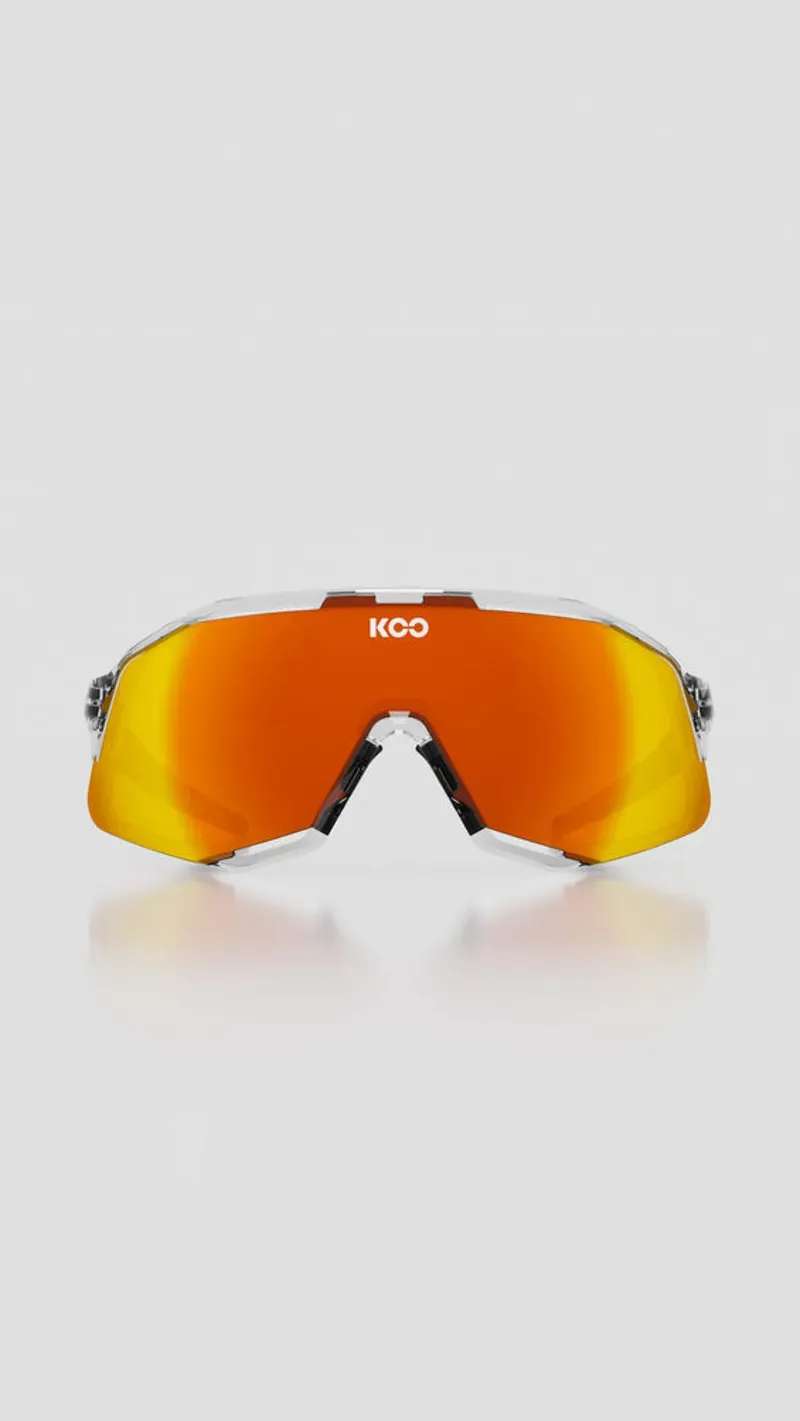 Koo Demos Sunglasses in Glass/Red Mirror-1