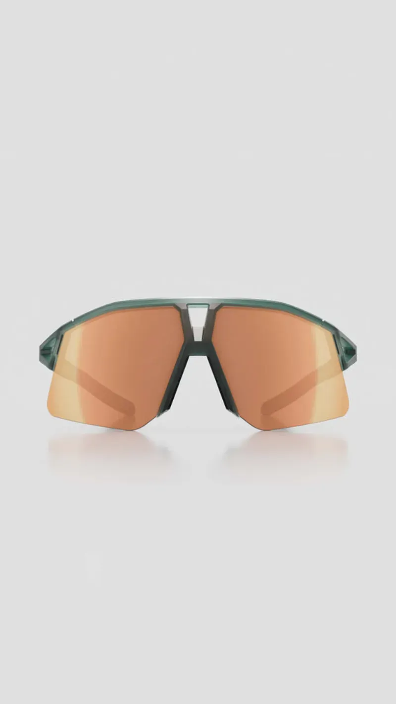 Koo Hype Sunglasses in Green Glass Matt/Copper Mirror-1