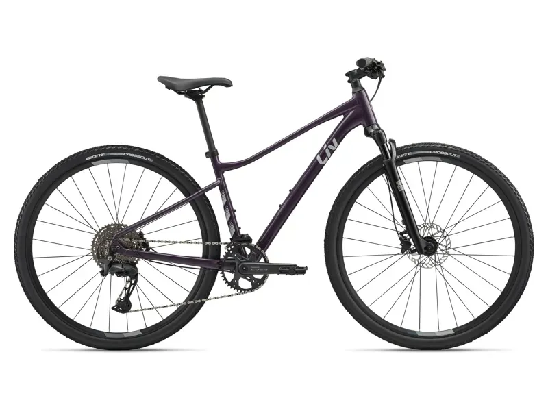 Liv Rove 1 Hybrid Bike in Tyrian Purple
