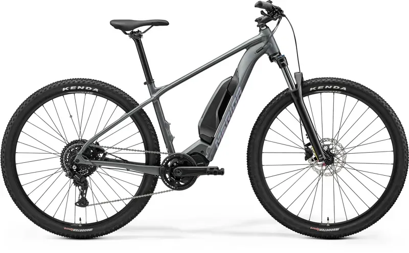 Merida eBig Nine 300 SE Electric Mountain Bike in Silk Dark Grey/Blue