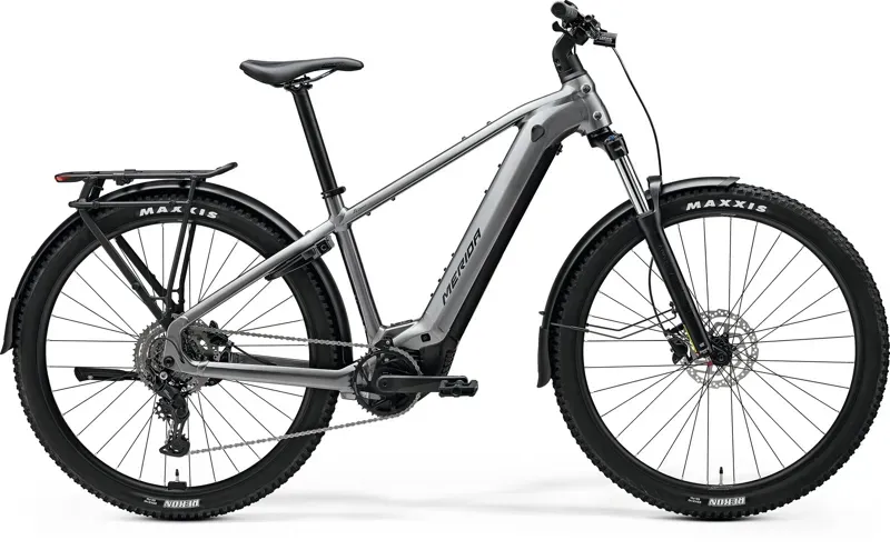 Merida eFloat CC 400 EQ Electric Mountain Bike in Gunmetal Grey/Black