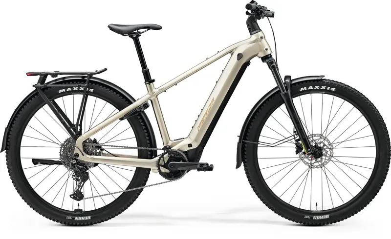 Merida eFloat CC 500 EQ Electric Mountain Bike in High Cream/Brown
