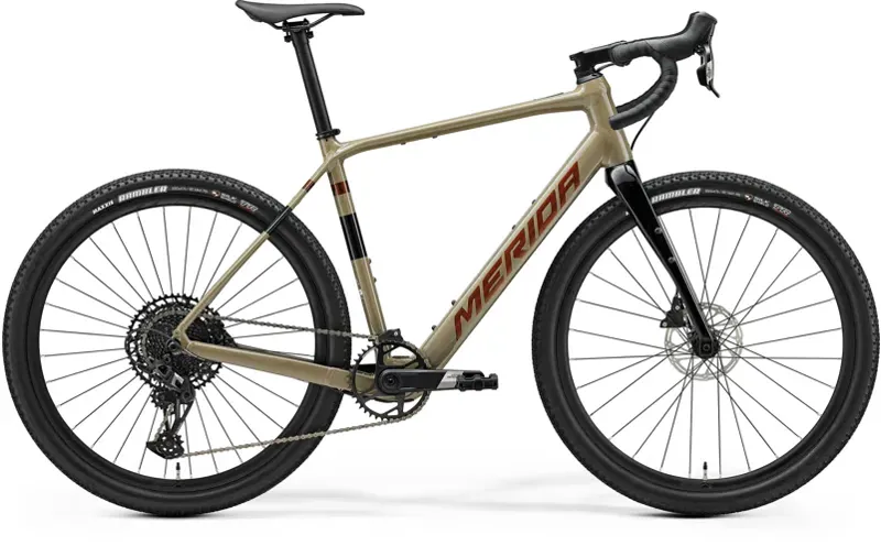Merida eSilex+ 600 Electric Gravel Bike in Oak Bork/Bronze