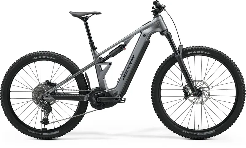 Merida Etmo 500 Pro Electric Mountain Bike in Gunmetal Grey/Black