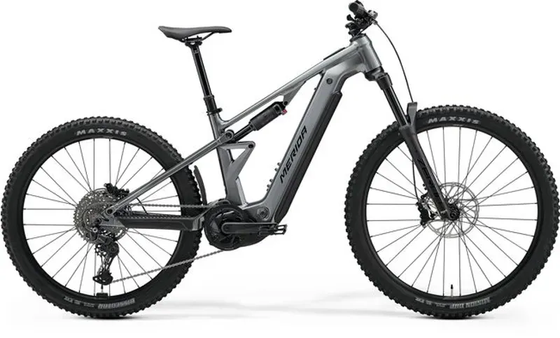 Merida Etmo 500 Pro Electric Mountain Bike in Gunmetal Grey/Black-1