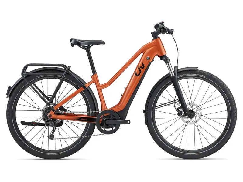 Liv Amiti E+ 2 Electric Bike In Gloss Copper Coin