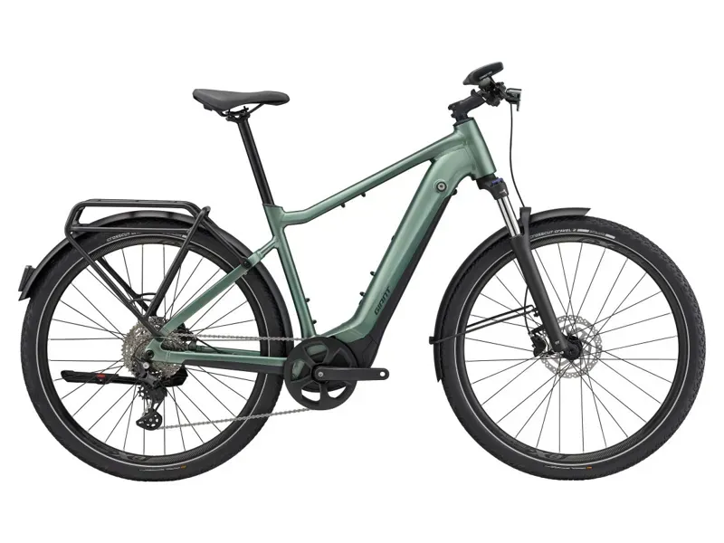 Giant Explore E+ 1 GTS 625Wh Electric Hybrid Bike In Satin Misty Forest