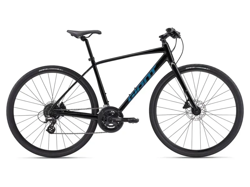 Giant Escape Disc 2 Hybrid Bike In Gloss Black