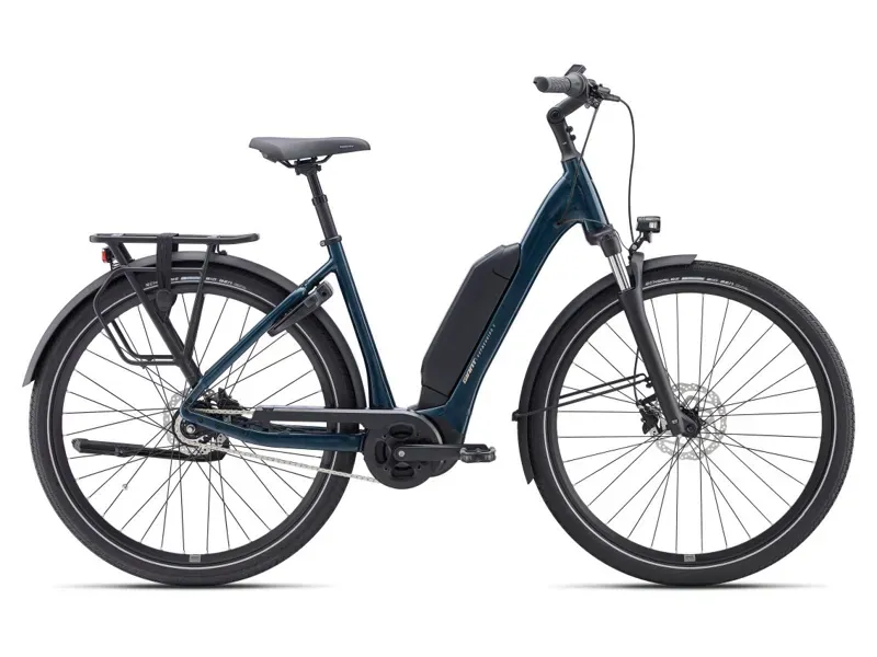 Giant Expression E+ 1 600Wh Electric Hybrid Bike In Gloss Cosmos Navy