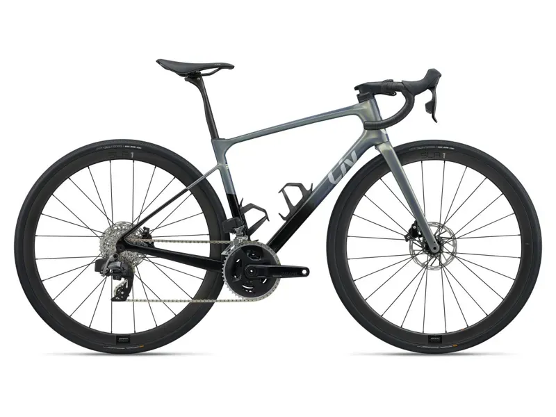 Liv Avail Advanced Pro 1 Road Bike In Gloss Aurora Noise/Carbon Smoke