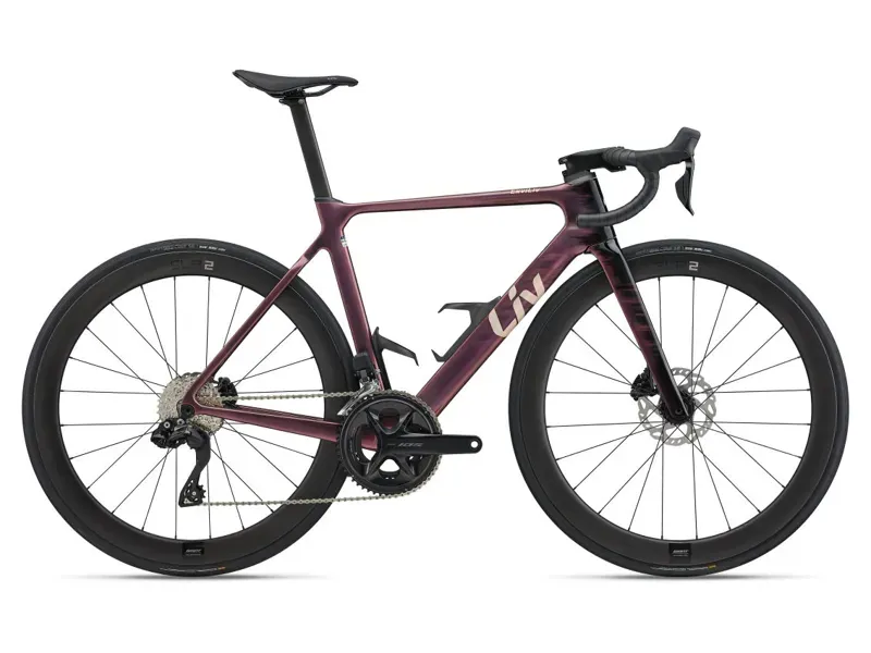 Liv EnviLiv Advanced 1 Road Bike In Gloss Mechanic Rose