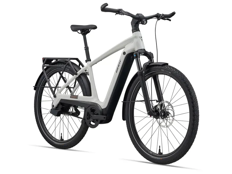 Giant Explore E+ 0 Double Diamond Electric Hybrid Bike in Snow Drift-1