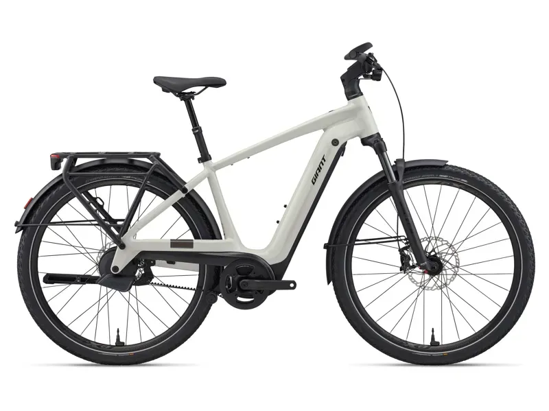 Giant Explore E+ 0 Double Diamond Electric Hybrid Bike in Snow Drift