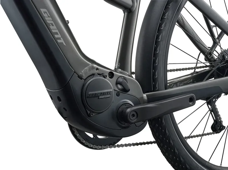Giant Explore E+ 4 Low Step Electric Hybrid Bike in Stealth Chrome-2