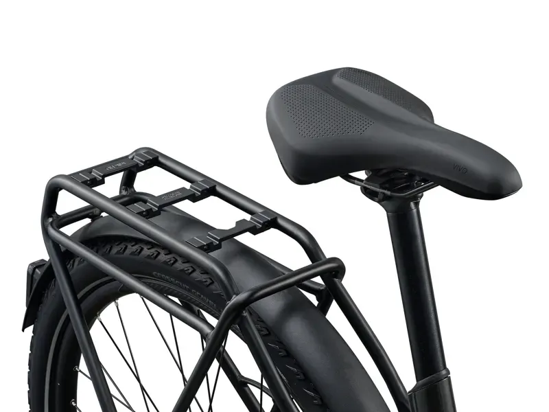 Giant Explore E+ 4 Low Step Electric Hybrid Bike in Stealth Chrome-4