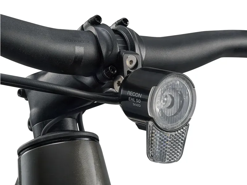 Giant Explore E+ 4 Low Step Electric Hybrid Bike in Stealth Chrome-7