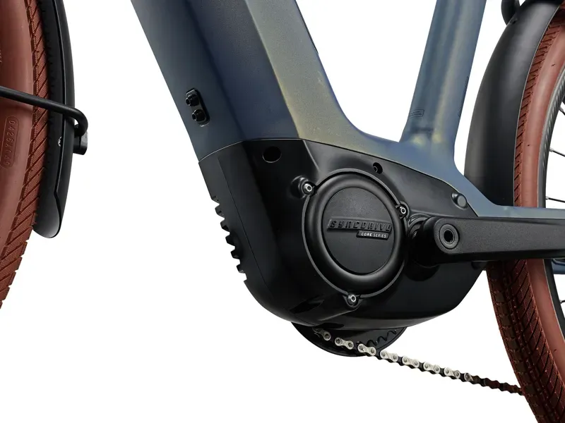 Liv Flourish E+ 3 Electric Hybrid Bike in Midnight Moon-4