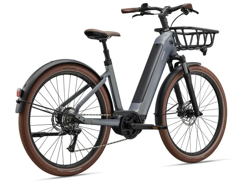 Liv Flourish E+ 3 Electric Hybrid Bike in Midnight Moon-1