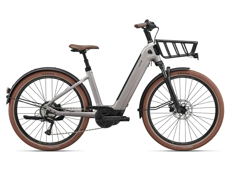 Liv Flourish E+ 3 Electric Hybrid Bike in Golden Shimmer