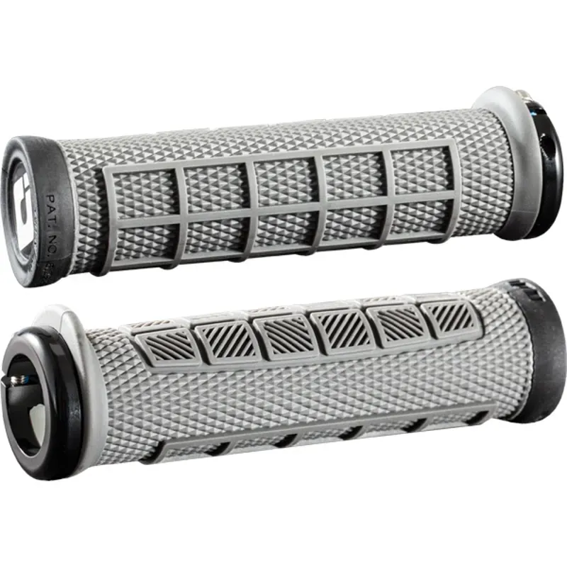 Odi Elite Pro Mountain Bike 130mm Lock On Grips in Grey