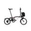Brompton Electric C Line 4 Speed 2026 Folding Bike in Red Plum