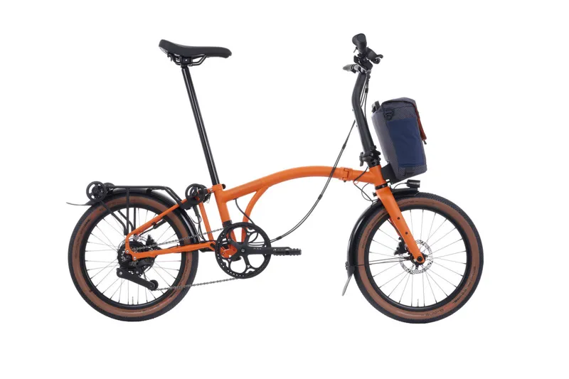 Brompton Electric G Line 4 Speed 2026 Folding Bike in Adventure Orange
